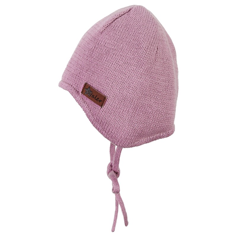Sterntaler Baby Girls' Knitted Soft Hat, Rose coloured