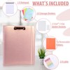 Leather Binder Portfolio with Clipboard 1 Inch, 13" × 11"