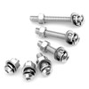 Dayalo Pack of 10 M8 x 25 Screws, Button Head
