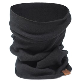 Borges & Scott The St Anton - 100% Cashmere Snood - Neck Gaiter - Midnight