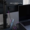NANOCABLE 10.15.5105 Konverterkabel USB-C auf HDMI, USB-C/M - HDMI/M, Schwarz,