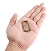sourcing map Metal Rectangle Ring Buckles 32x12.5mm for Bags Belts