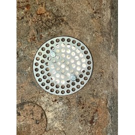 EWS PRODUCTS Wheelie Bin Drainage Hole Cover, Prevents Rats Entering Bins Through Drainage Hole, Stainless Steel