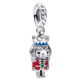TAORUI Festive Nutcracker 2022 Dangle Charms for Women Bracelets Necklaces in 925 Sterling Silver Mother's Day Birthday Christmas Jewelry Gifts for Women