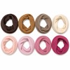 8 Pcs Hair Scrunchies for Women - Seamless Polyester Scrunchies