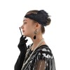 Wevmris 1920s Flapper Accessories for Woman,Sequined Shawl Wraps Feather Headpiece