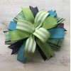 Handmade 10" Whimsical Summertime Wreath Bow, Lantern Bow - Handmade