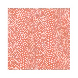 Caspari Pebble Paper Linen Luncheon Napkins in Coral, Two Packs of 15