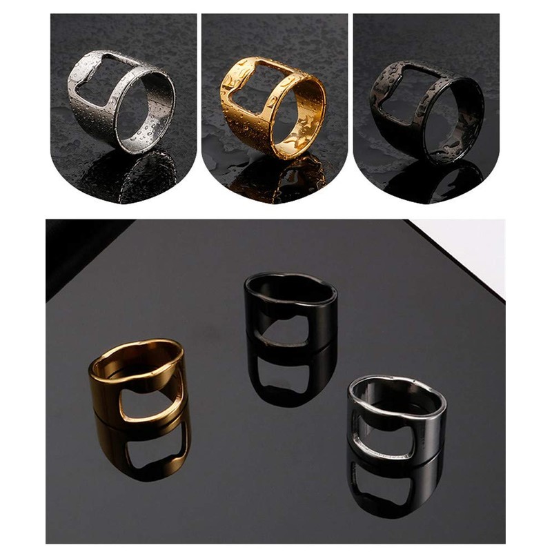 WOYNJI Stainless Steel Creative Beer Bar Tool Finger Bottle Opener
