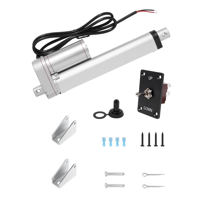 12V Heavy Duty Linear Actuator 6 Inch 330lb/1500N, IP54 Waterproof