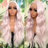 QD-Tizer Ice Pink Body Wave Lace Front Wigs Glueless HD