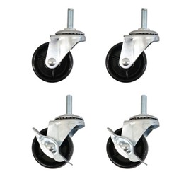 AIS CC-600 BK Caster (PP) Set of 4