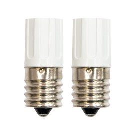 Simple Packaging Glow Bulb, E-Shape, FG-1E, 2-Pack x 1, For 10-30W Base, E17 (Screw Type)