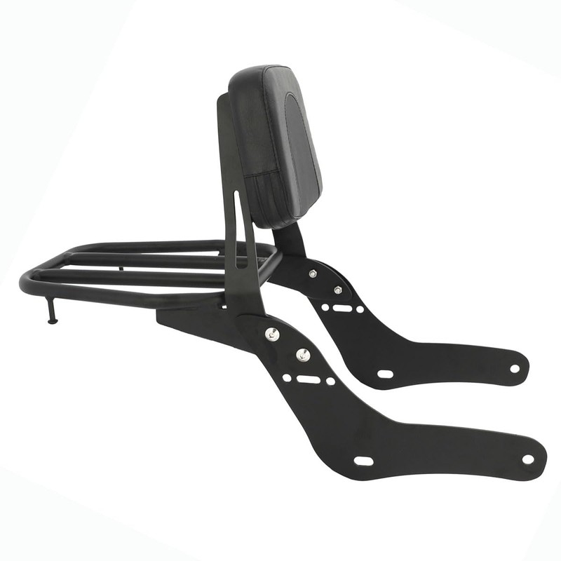 Passenger Sissy Bar with Luggage Rack Backrest Fit for Honda