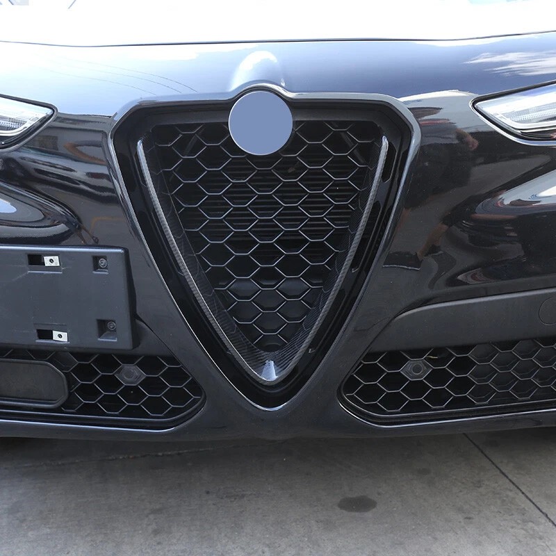car-attention For 2017-2024 Alfa Romeo Stelvio Real Carbon Fiber V
