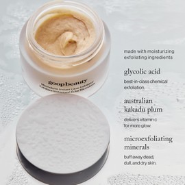Goop Beauty Microderm Exfoliator |Microdermabrasion scrub for soft textured skin Physical and chemical Micro-Exfoliating Size / Goop Beauty Microderm 각질 제거제 | 부드러운 텍스처 피부를 위한 Microdermabrasion 스크럽 물리적 및 화학적 Micro-Exfoliating Size