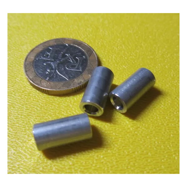 Basic Aluminum Spacer, NO. 6 Screw, 1/4" OD x .140"