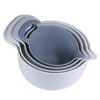 Cheeren Mixing Bowls - 4 Piece Nesting Plastic Mixing Bowl