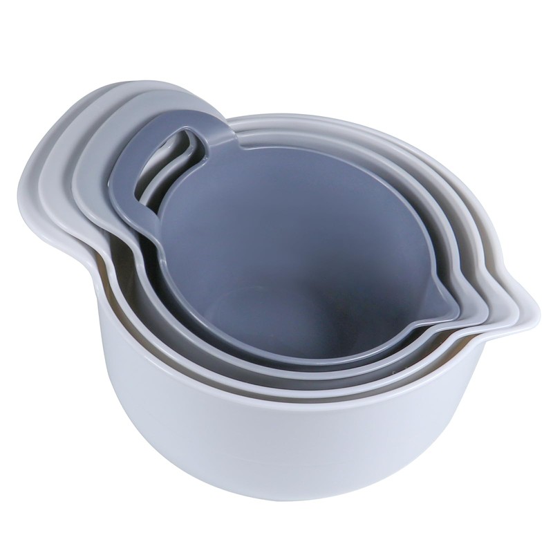 Cheeren Mixing Bowls - 4 Piece Nesting Plastic Mixing Bowl