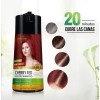 Shampoo Tinte Cubre Canas Rojo Cereza Herbishh 400ml