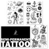 AWAKEN Temporary Fake Tattoos Juice Tattoo Semi Permanent Stickers Waterproof