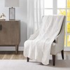 Madison Park Tuscany Luxury Oversized Quilted Throw with Scalloped Edges