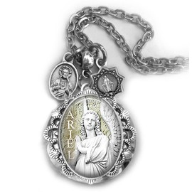 Archangel Ariel Locket Necklace, Angel of Prosperity and Abundance, Opportunity