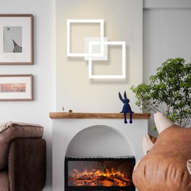 Homefire Ceiling Light LED Ceiling Light Kitchen Modern Kitchen Lamp 24 W 4000 K Living Room Lamp Design Hallway Lamp Neutral White Bedroom Lamp Hallway Ceiling Lighting White for Children's Room