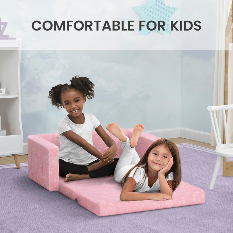 Delta Children Serta Perfect Sleeper Extra Wide Convertible Sofa to