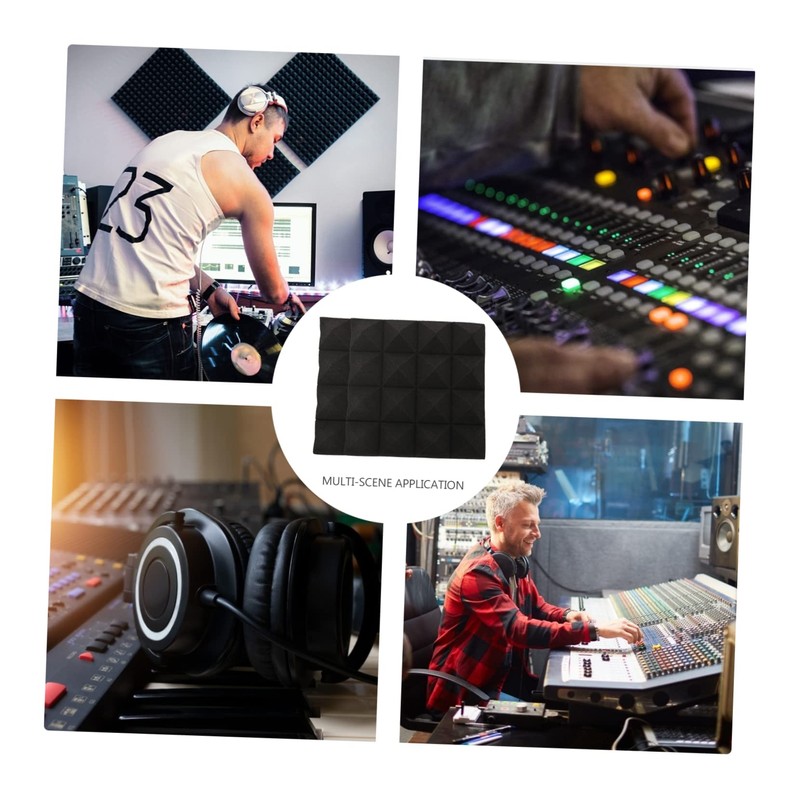 FUNOMOCYA Panels Acoustic Insulation Mats Sound Absorbing Cotton for Home