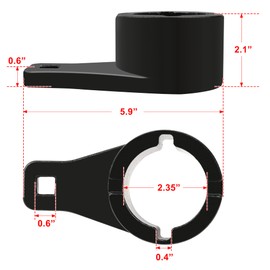 WYNNsky Crankshaft Damper Pulley with 2PCS Crank, Harmonic Damper Pulley Holding Holder Tool for Lexus Toyota 3.0L V6, 3.3L V6, 4.0L V8, 4.3L V8, 4.7L V8