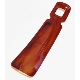 Kondo Door Stopper, Shoehorn and Entrance Accessories, Bekko Color, 5.6 x 1.6 inches (14.3 x 4 cm), Handshoe Horn, E type