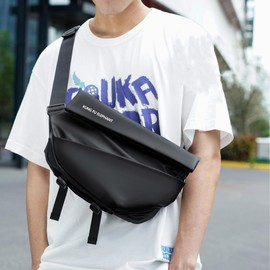 Sling Bag for Women Men Stylish Crossbody Bags Sling Backpack Satchel Bag Travel Purse Black