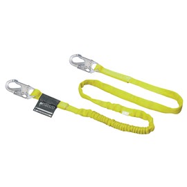 Miller by Honeywell 216WLS/6FTYL 6-Feet Manyard Shock-Absorbing Web Lanyard with 2 Locking Snap Hooks, Yellow