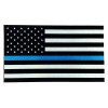 Police Officer Thin Blue Line reflective American Flag Decal Sticker