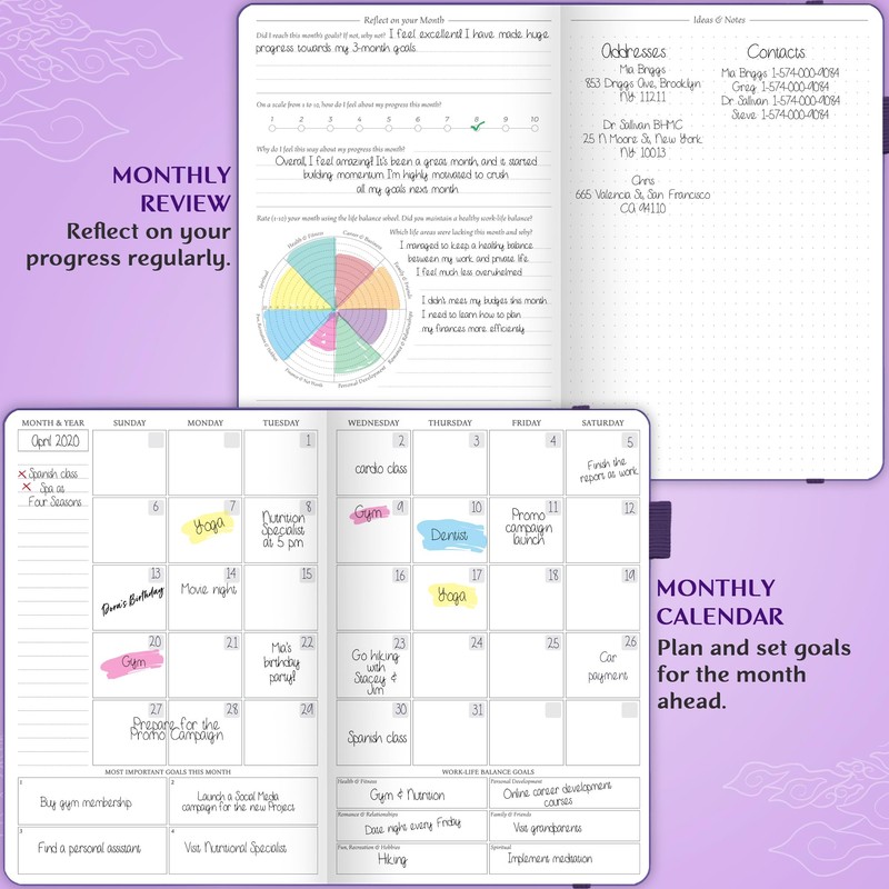 Legend Planner Hourly Schedule – Weekly & Daily Organizer with