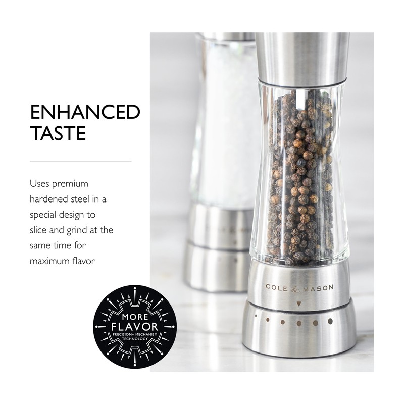 Cole & Mason Derwent Grinder Set - Precision Mechanisms and