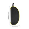 3 x Portable Travel Glasses Sunglasses Case with Plastic Hooks,