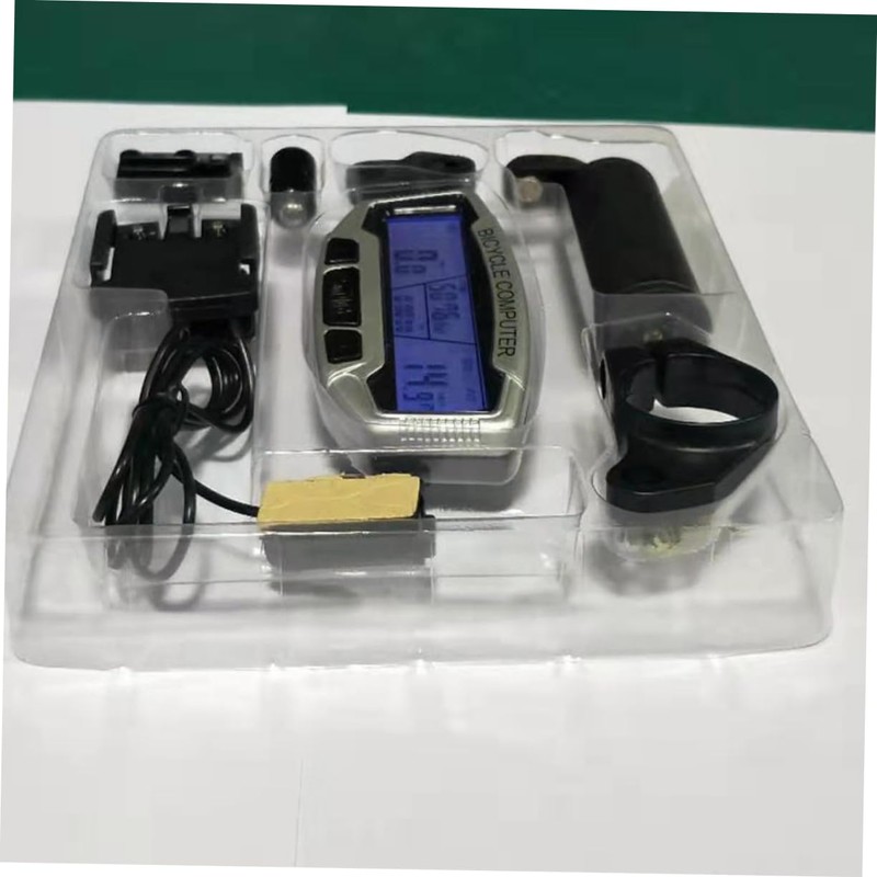 Sosoport Digital Bike Computer with Speedometer Tachometer Back Light Functions