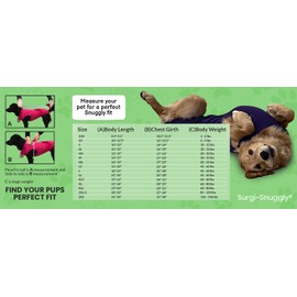 SurgiSnuggly Veterinary Invented Dog Surgical Recovery Suit for Female or Male Dogs,Spay, Neuter Onesie, The Original Surgical Recovery Bodysuit for After Surgery Small, Medium, Large Dogs 2XL BR