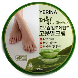 Foot Care Foot Care Highly Moisturizing Aloe Mint Fine Foot Cream 300ml / 발관리 풋케어 고보습 알로에 민트 고운발 크림 300ml