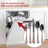 Onlycooker 20-Piece Black Silverware Set 18/0 Stainless Steel Flatware Brown