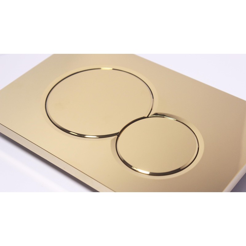 Dual Flush Actuator Plate Compatible with Geberit 115.770.46.6 Wall Mount