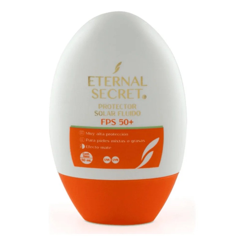 Protector Solar Fluido Fps50+ 50ml Fluido Eternal Facial