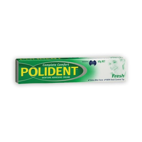 Polident Poligrip Denture Adhesive Cream 60g