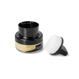 Kaps Professional Shoe Care Delicate Cream with Sponge Applicator for Cleaning and Refreshing Natural Leather and Synthetic Leather, 50 ml - Off-White -