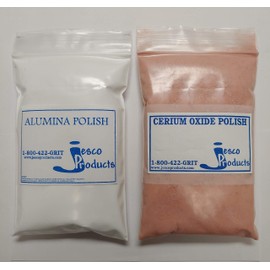 JESCO Cerium Oxide and Alumina Rock Polish Combo