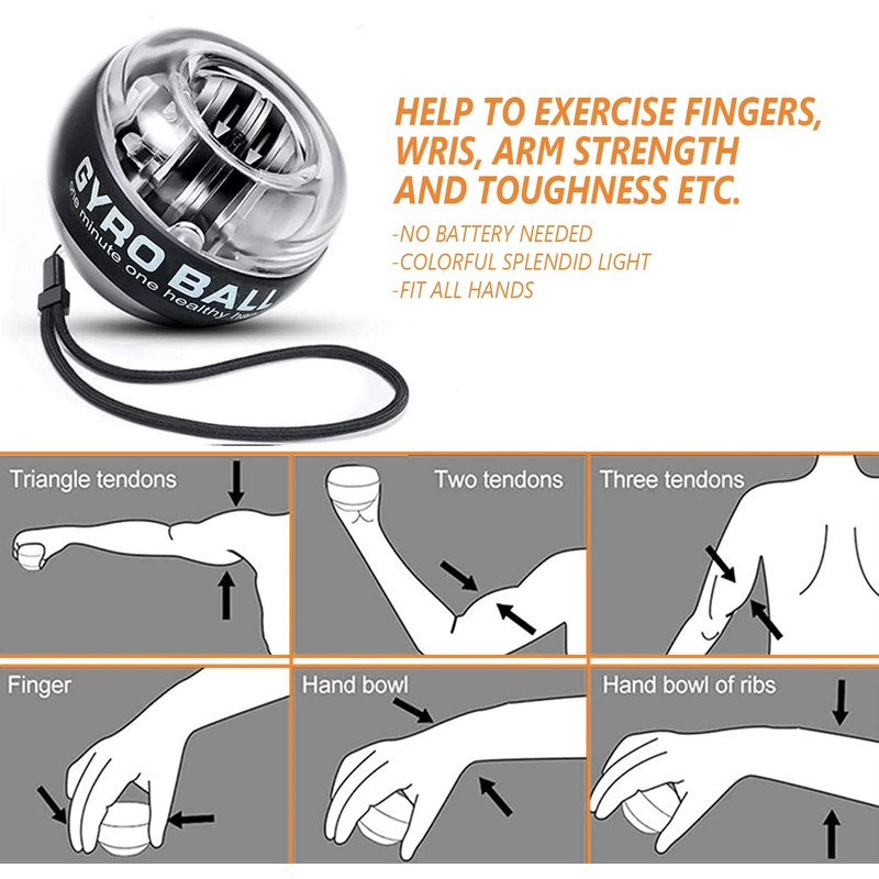 Hand Trainer, Forearm Trainer, Finger Grip, Forearm Training, Pack of