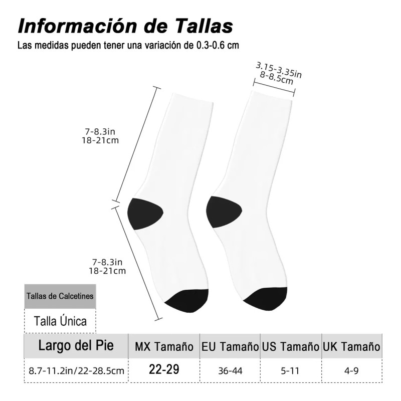Calcetas Y Unisex Divertido Casual De Vestir Con *88