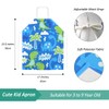 MOLEDINO Kids Chef Apron for Toddlers Girls Boys, Cute Dinosaur